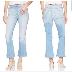 Hudson Holly High Rise Cropped Flare Jeans